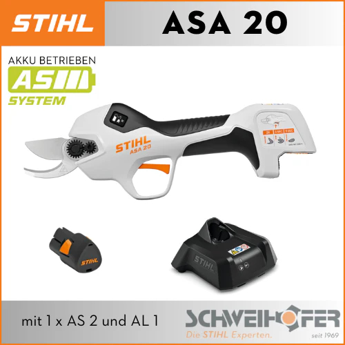 Bat.makaze za orez.STIHL ASA 20.0 SET