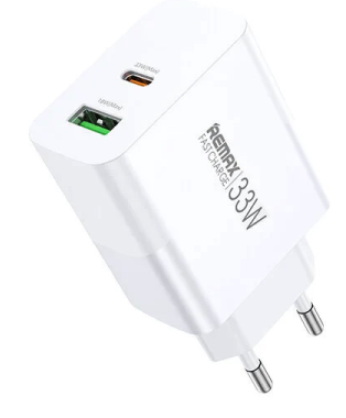 Strujni Fast punjac Kiddy 1xUSB 3.0+1xTIP C 33W RP-U122, beli REMAX
