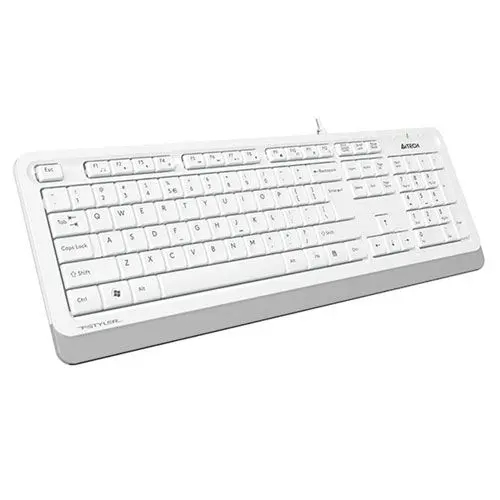 Tastatura A4 TECH FK10FSTYLER Bela