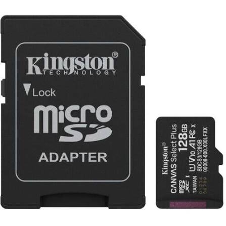 Micro SD Kingston 128GB SDCS3/128GB+ adapter